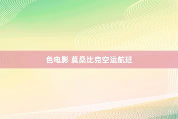 色电影 莫桑比克空运航班
