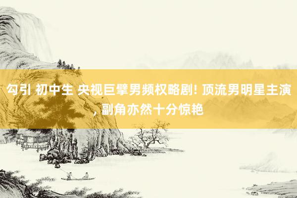 勾引 初中生 央视巨擘男频权略剧! 顶流男明星主演， 副角亦然十分惊艳
